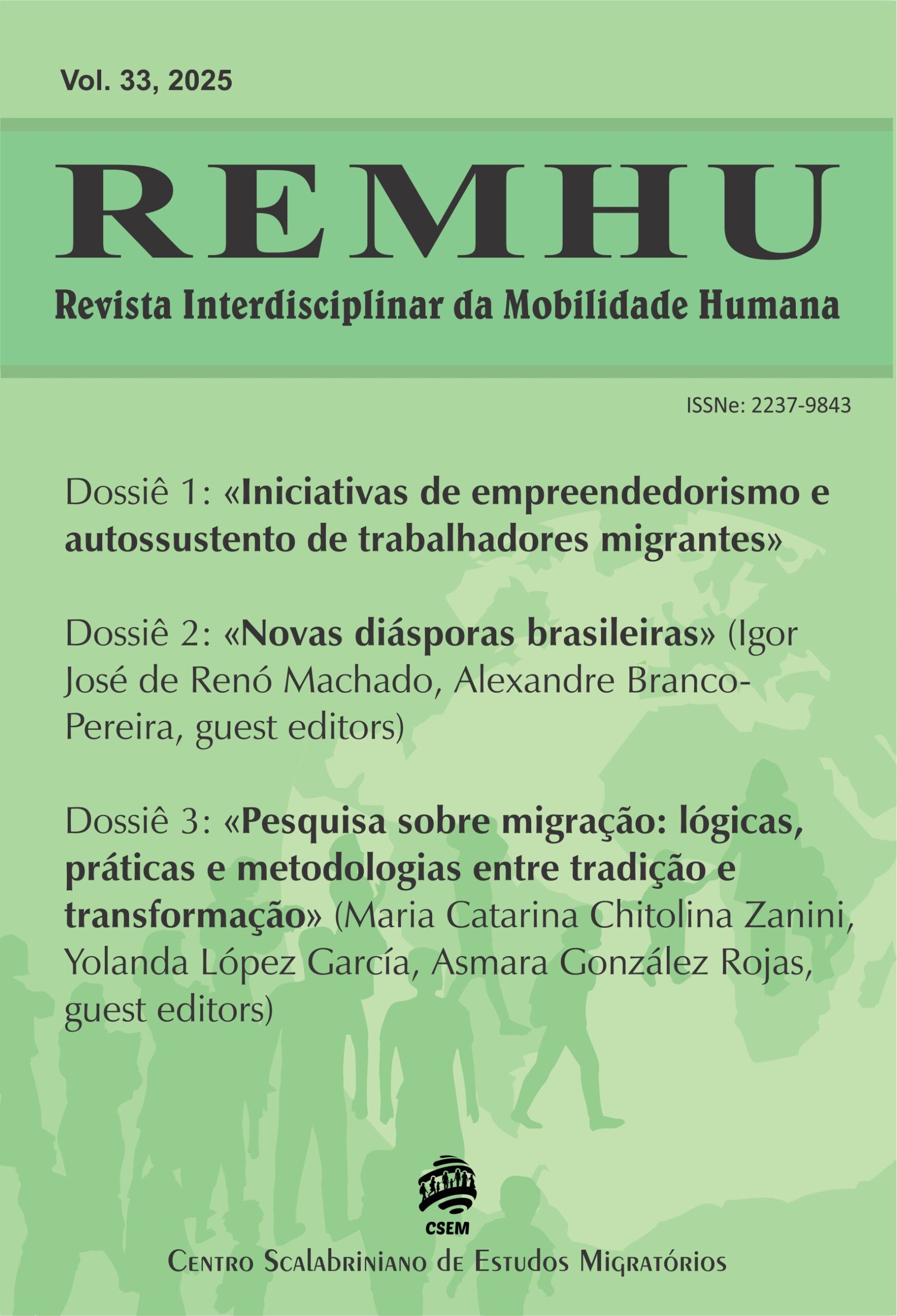 v. 33 (2025): REMHU, Revista Interdisciplinar da Mobilidade Humana